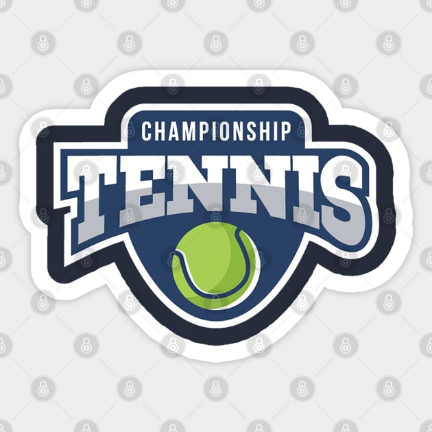 Tennis design Sticker by Brainable ART